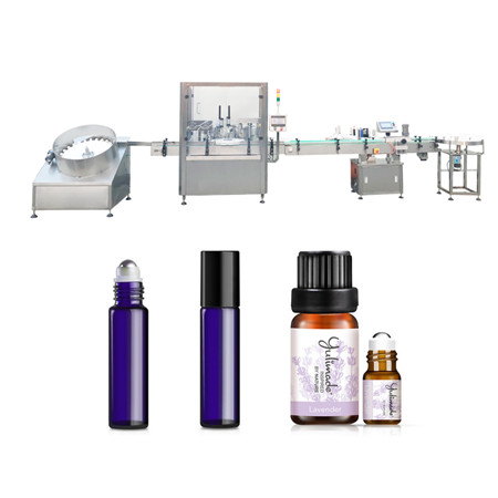 Poloautomatický stroj na plnenie tekutín pre vysokoviskózne zariadenie na napĺňanie parfémového oleja s vysokou viskozitou