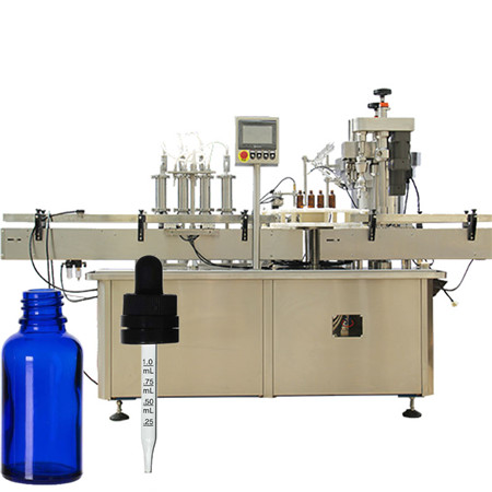 Automatická perorálna roztoková tekutá plniaca linka na výrobu alkoholu, sklenená fľaša, fľaštička, fľaštička, plnička a uzáver, stroj 4000BPH