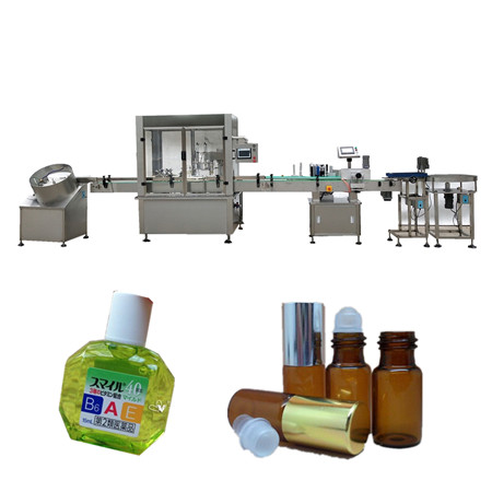 Plnoautomatický plniaci a uzatvárací stroj YB-YX4 pre 1Oz 2Oz Jasmínový parfémový olej na plniacom stroji oleja