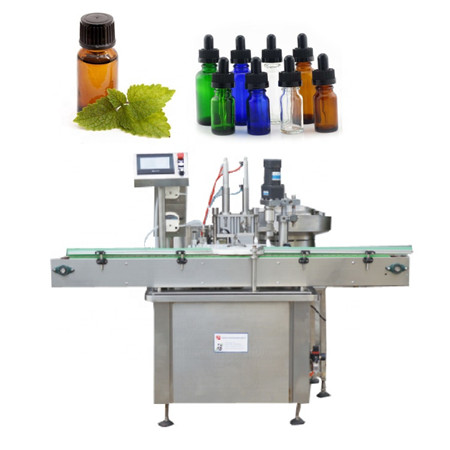 10-50ml Pneumatický stroj na plnenie malých fliaš na tekutý olej