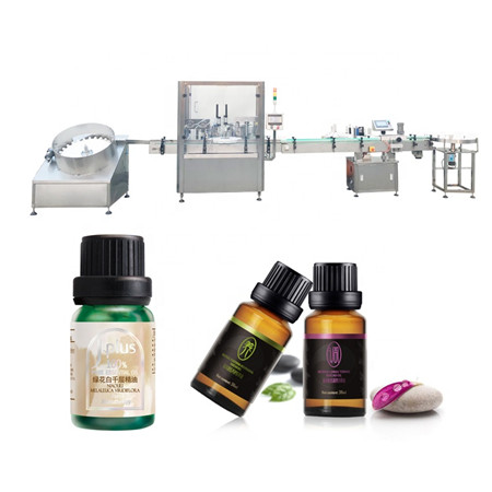 Výrobná linka na automatické plnenie olejom na esenciálny olej 30 ml e plnička na fľaše s parfémami