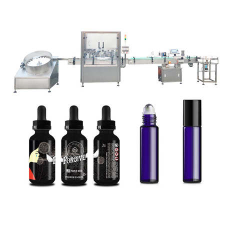 Výrobná linka Automatický stroj na plnenie fliaš uzáverom esenciálneho oleja