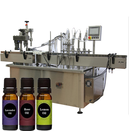 Automatic Small Bottle Vial Liquid Filling & Capping Labeling Machine